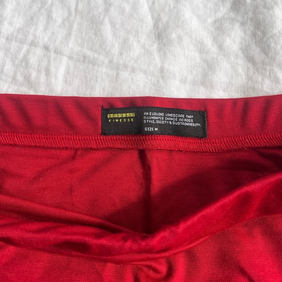 Red Mini Skirt - Picture 4 of 4